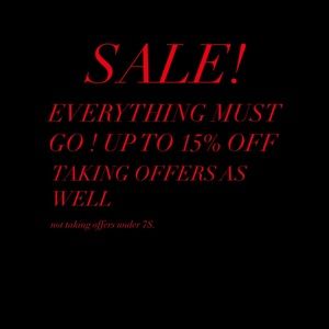 HUGE SALE
